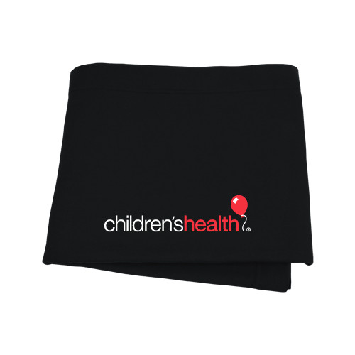  Black Sweatshirt Blanket - Childrens Health Logo