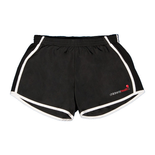  Womens Black/White Team Short - Childrens Health Logo