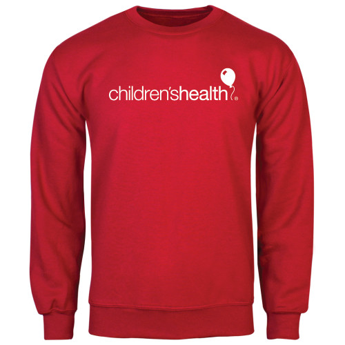  Red Fleece Crew - Childrens Health Logo
