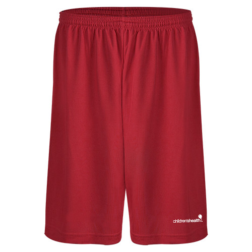  Red Performance Classic 9 Inch Short - Childrens Health Logo