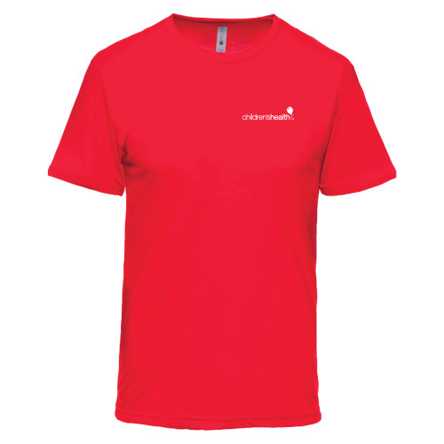  Next Level Mens Vintage Red Tri Blend Tee - Childrens Health Logo