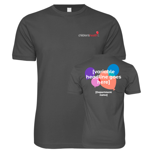 Next Level Charcoal SoftStyle T Shirt - Personalized