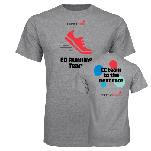  Grey T Shirt - ED Running Team