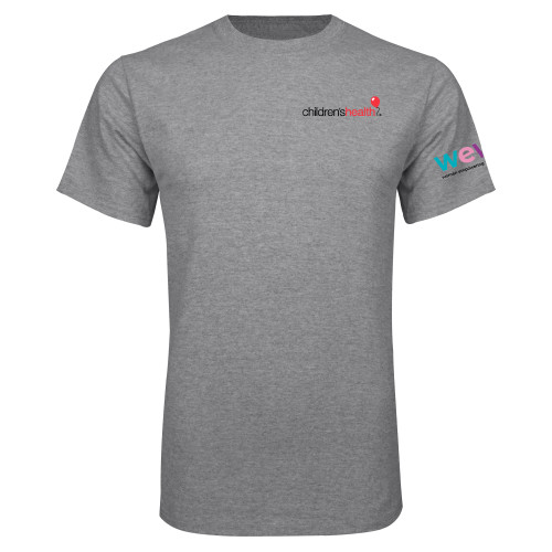  Grey T Shirt - Childrens Health Logo