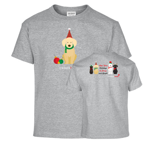  Youth Grey T Shirt - Holiday Front