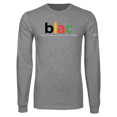  Grey Long Sleeve T Shirt - blac