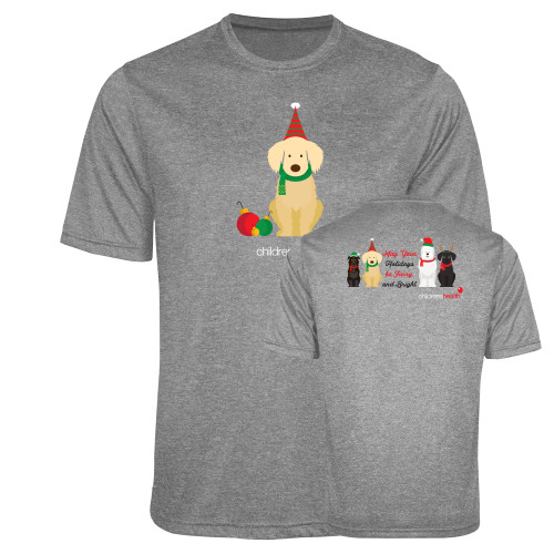  Grey Heather Performance Contender Tee - Holiday Front
