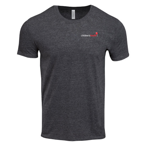  Threadfast Unisex Black Triblend Tee - Childrens Health Logo
