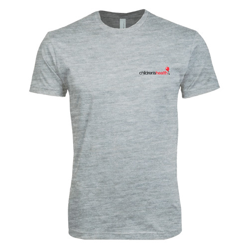  Next Level Heather Grey SoftStyle T Shirt - Childrens Health Logo
