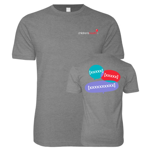 Next Level Heather Grey SoftStyle T Shirt - Personalized