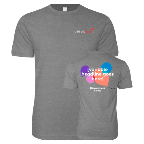  Next Level Heather Grey SoftStyle T Shirt - Personalized