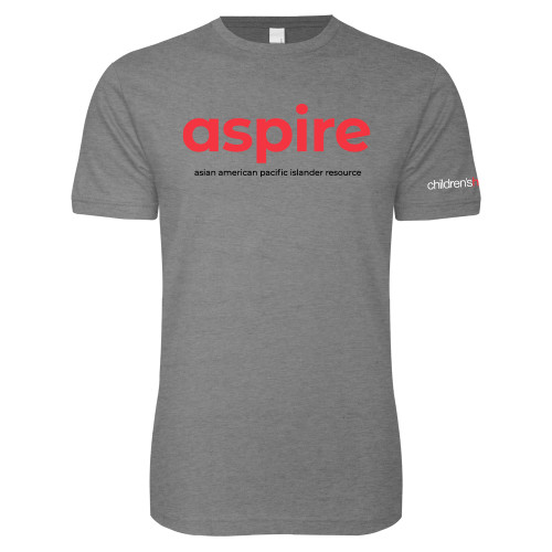  Next Level Heather Grey SoftStyle T Shirt - Aspire - Asian American Pacific Islander Resource