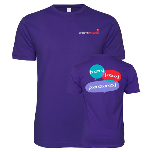  Next Level Purple SoftStyle T Shirt - Personalized