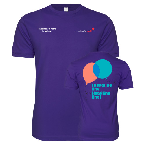  Next Level Purple SoftStyle T Shirt - Personalized