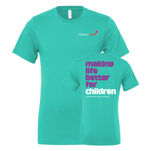 Main Image for  Bella + Canvas Teal Jersey Cotton T Shirt