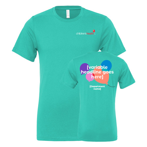 Main Image for  Bella + Canvas Teal Jersey Cotton T Shirt