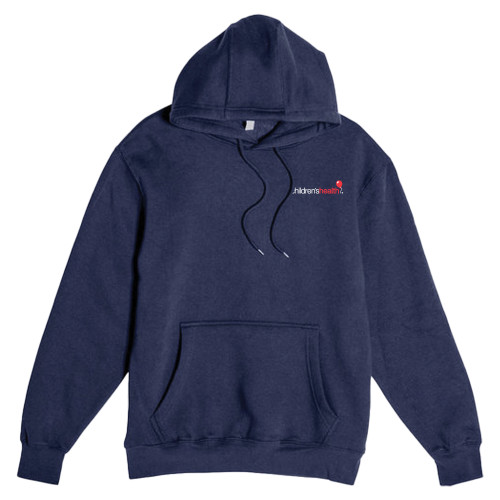  Lane Seven Navy Fleece Pullover Hoodie - Childrens Health Logo
