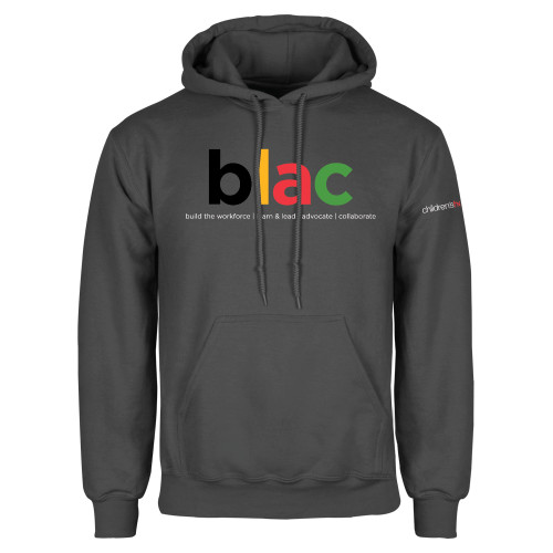  Charcoal Fleece Hoodie - blac