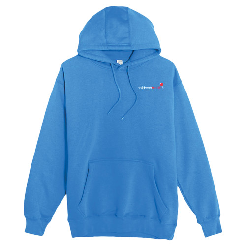  Lane Seven Royal Fleece Pullover Hoodie - Childrens Health Logo