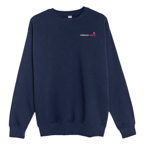  Lane Seven Navy Fleece Crew - Childrens Health Logo