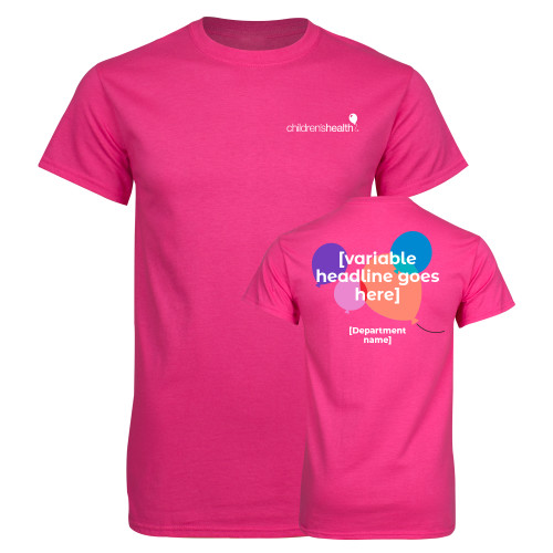  Hot Pink T Shirt - Personalized