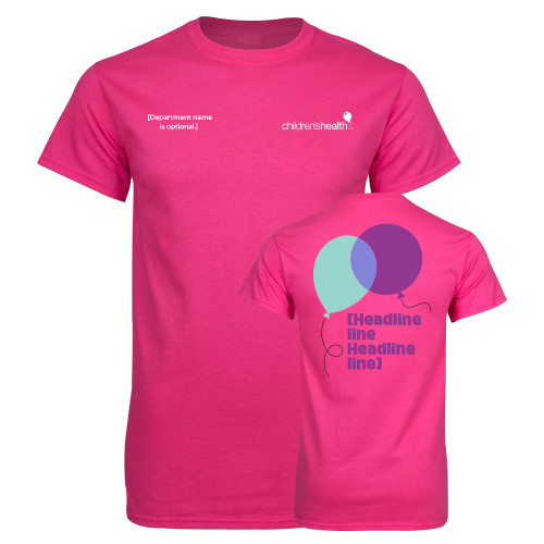  Hot Pink T Shirt - Personalized