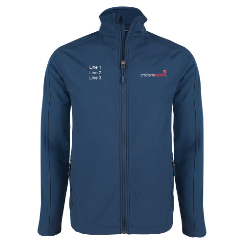  Navy Softshell Jacket - Childrens Health Logo