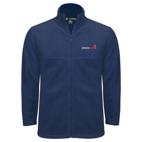  Navy Fleece Full Zip  Jacket - Childrens Health Logo