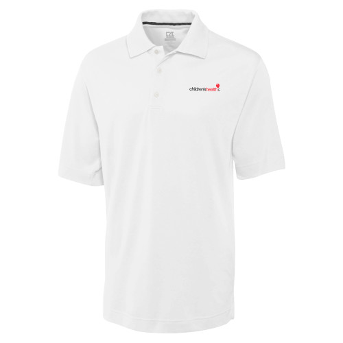  C&B White Advantage TriBlend Pique Polo - Childrens Health Logo