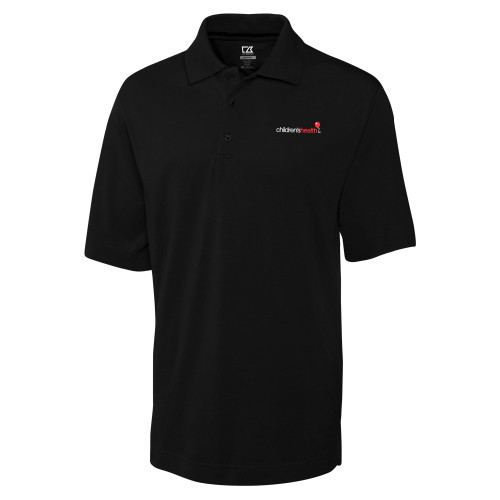  C&B Black Advantage TriBlend Pique Polo - Childrens Health Logo