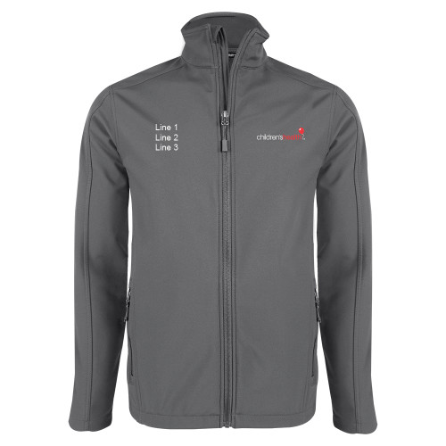  Charcoal Softshell Jacket - Childrens Health Logo