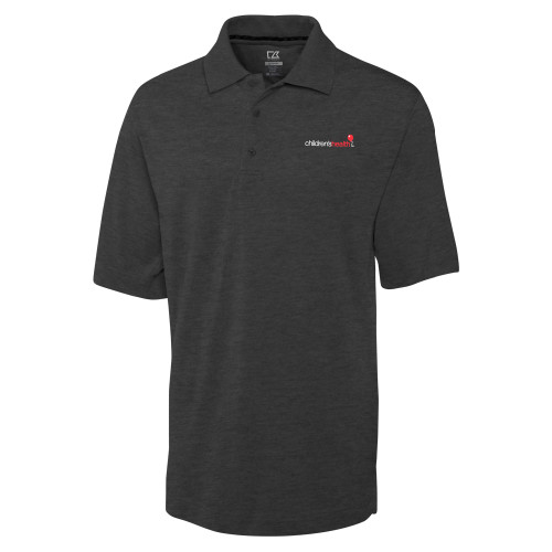 C&B Charcoal Advantage TriBlend Pique Polo - Childrens Health Logo