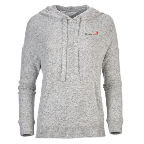  Boxercraft Womens Oxford Grey Heather Cuddle Soft Hoodie - Childrens Health Logo