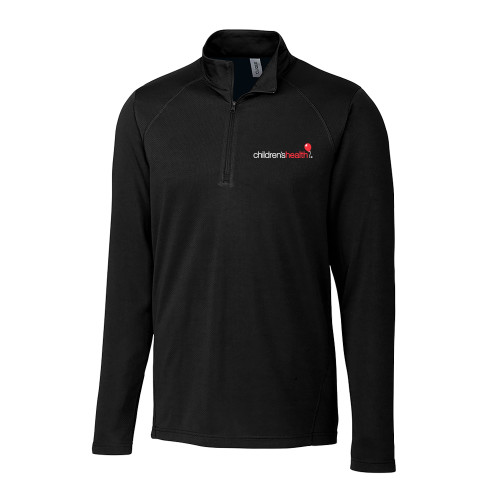  C&B Black Clique Ice Pique Half Zip - Childrens Health Logo