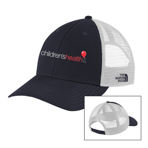  The North Face Navy/White Ultimate Trucker Hat - Childrens Health Logo