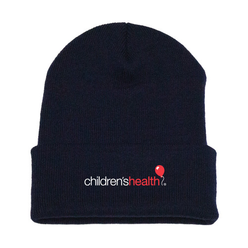  Navy Beanie - Childrens Health Logo