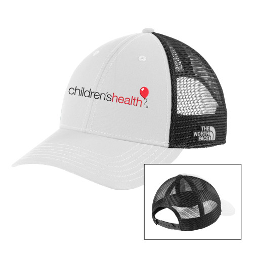  The North Face Vintage White/Grey Ultimate Trucker Hat - Childrens Health Logo