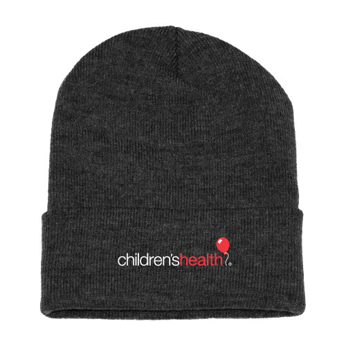  Grey Beanie - Childrens Health Logo