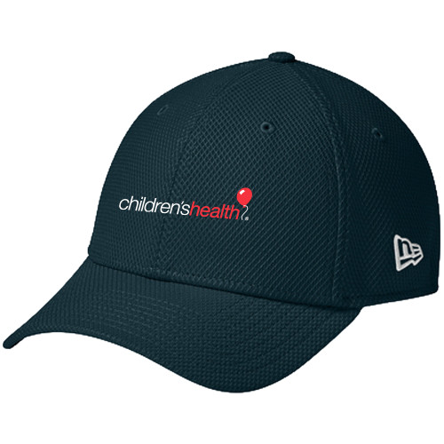  New Era Navy Diamond Era 39Thirty Stretch Fit Hat - Childrens Health Logo