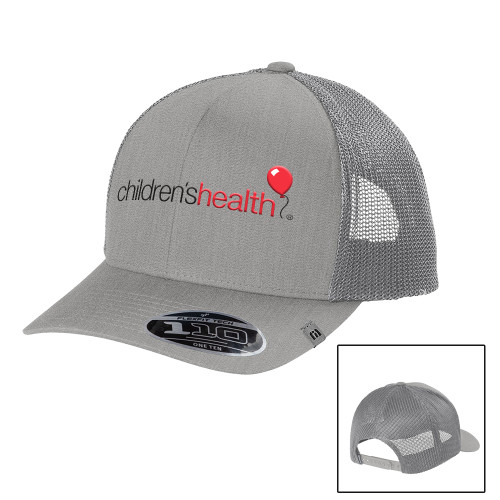  TravisMathew Light Grey Trucker Cap - Childrens Health Logo