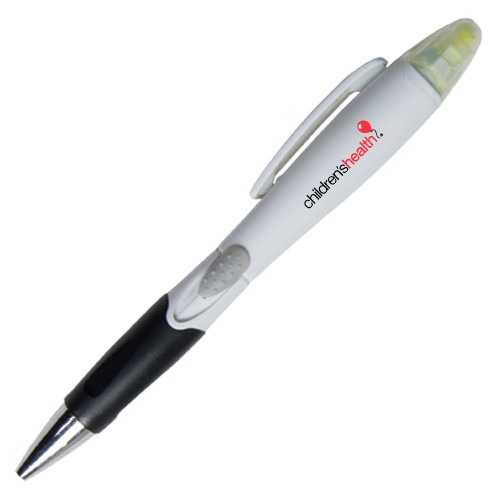  Blossom White Pen/Highlighter - Childrens Health Logo
