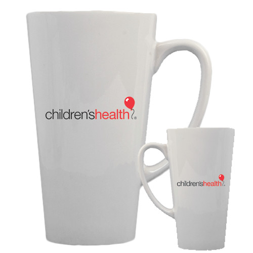  Full Color Latte Mug 17oz - Childrens Health Logo