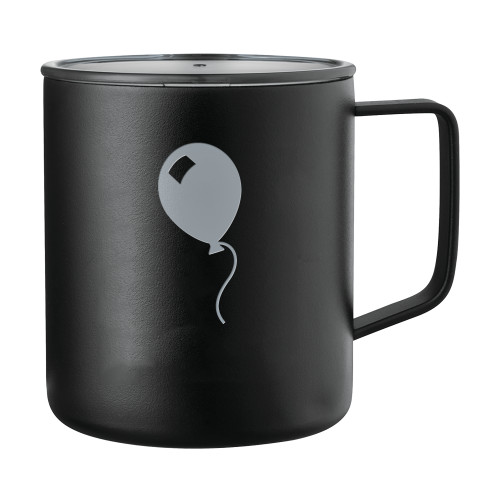 Rover Camp Vacuum Insulated Black Mug 14oz - Childrens Health Red Balloon Engraved