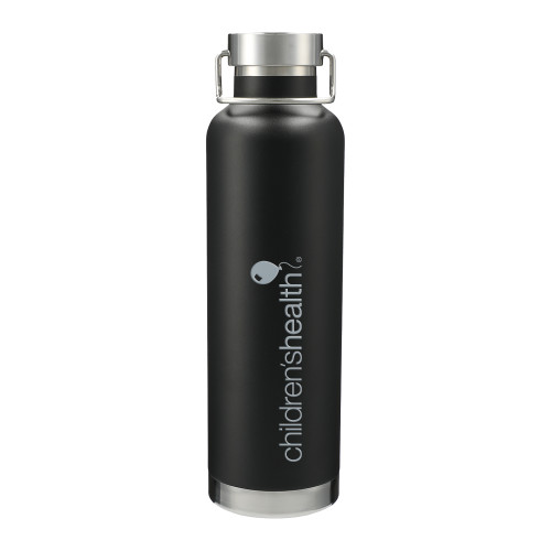  Thor Copper Vacuum Insulated Black Bottle 32oz - Childrens Health Logo Engrave