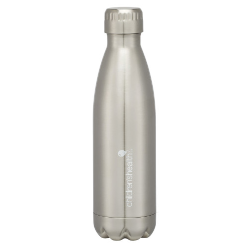  Swig Stainless Steel Silver Bottle 16oz - Childrens Health Logo Engrave