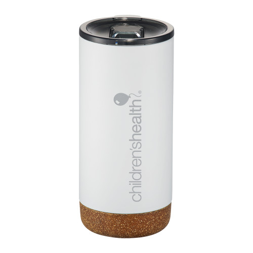  Valhalla Vacuum Insulated White Tumbler 16oz - Childrens Health Logo Engrave