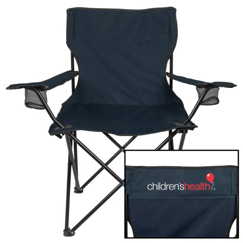  Deluxe Navy Captains Chair - Childrens Health Logo