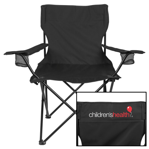  Deluxe Black Captains Chair - Childrens Health Logo