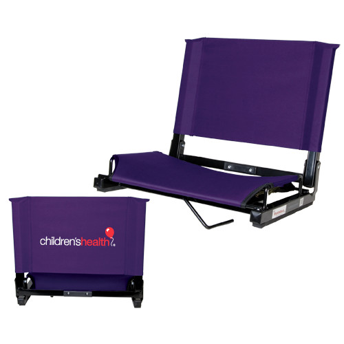  Stadium Chair Purple - Childrens Health Logo