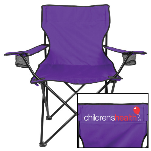  Deluxe Purple Captains Chair - Childrens Health Logo